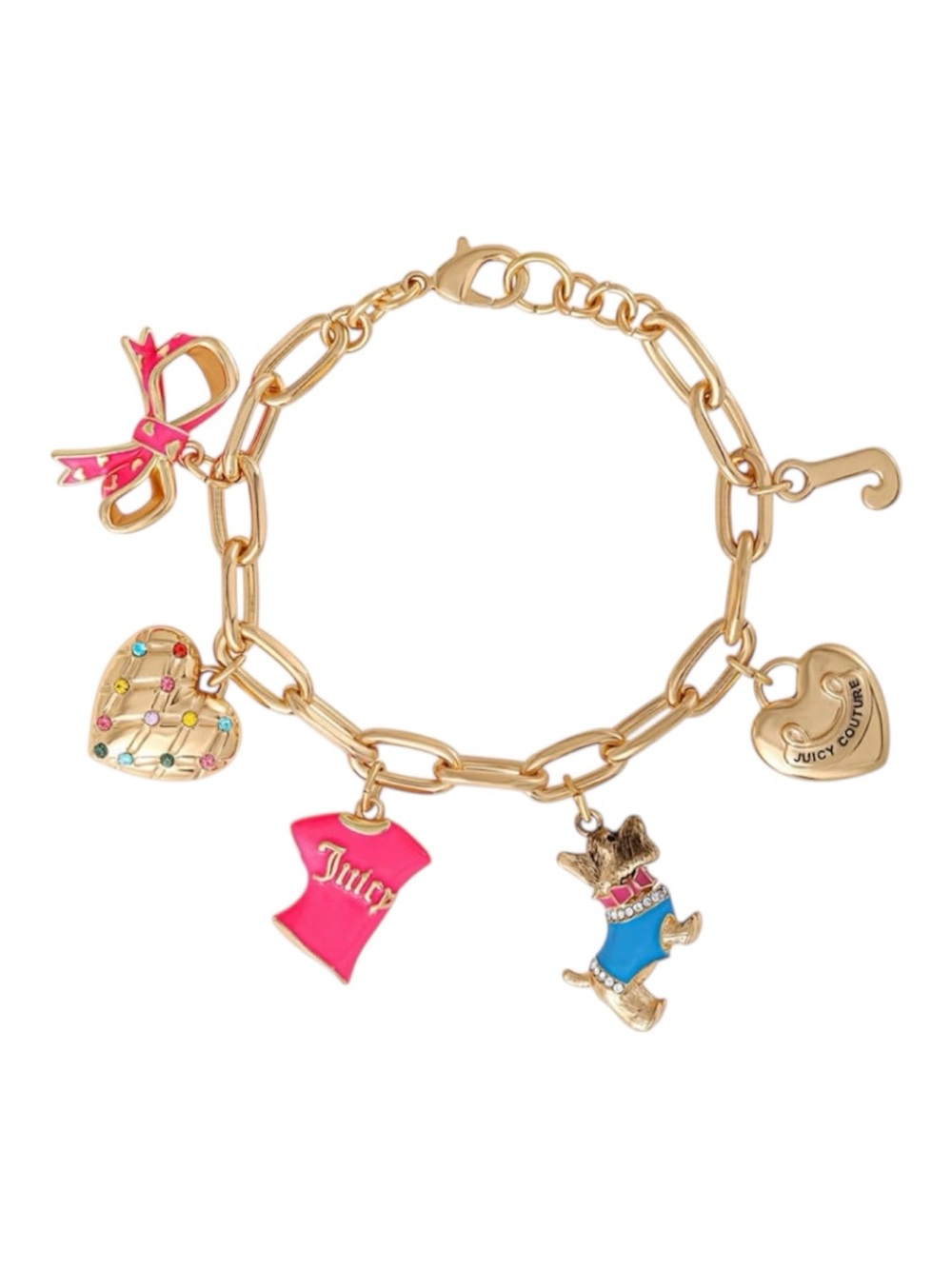 Juicy Couture 6 Charm Bracelet